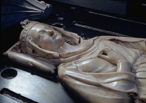 Beeld van Isabel van Aragon (1243-71)